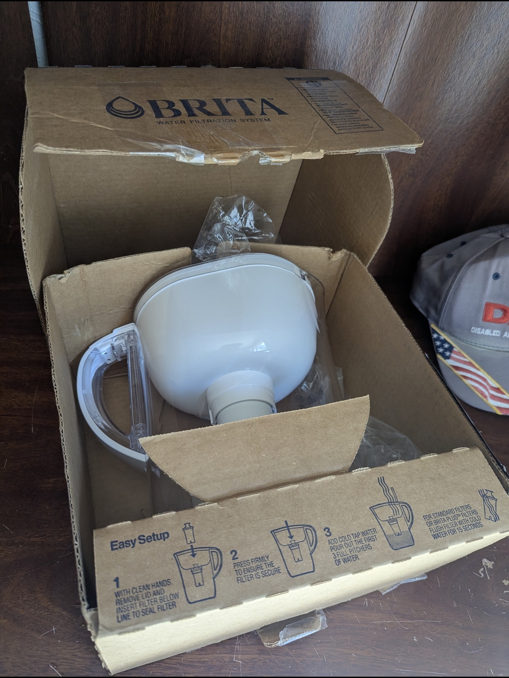 Brita White Water Filter Pitcher - White